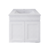 600-1200mm ABS Miami Matt White Shaker Plywood Wall Hung Vanity Cabinet - HD reno