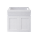 600-1200mm ABS Miami Matt White Shaker Plywood Wall Hung Vanity Cabinet - HD reno