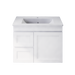 600-1200mm ABS Miami Matt White Shaker Plywood Wall Hung Vanity Cabinet - HD reno