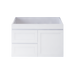 600-1200mm ABS Miami Matt White Shaker Plywood Wall Hung Vanity Cabinet - HD reno