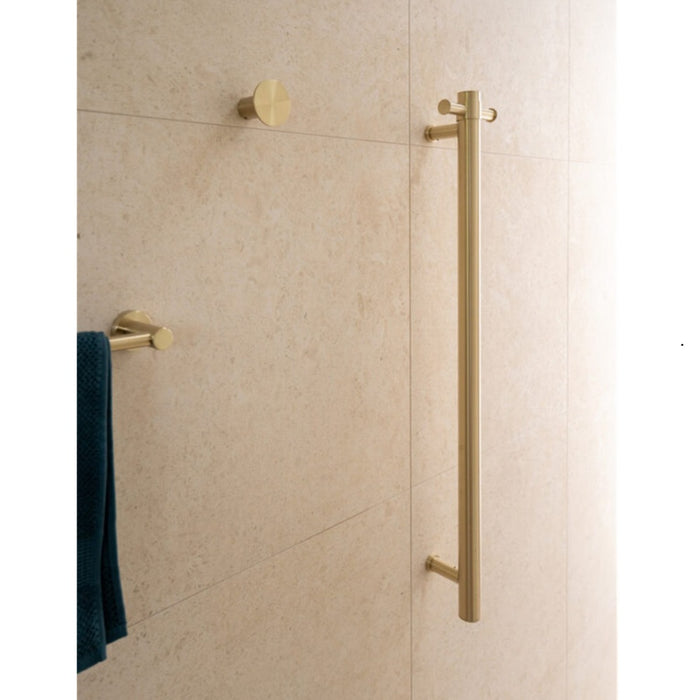 900mm Nero 304 Stainless Steel Vertical Non-heated Towel Rail