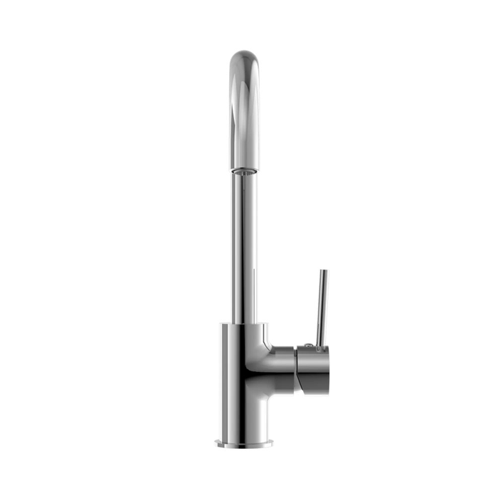Nero Dolce Lead-Free DZR Brass Round Gooseneck Kitchen Mixer