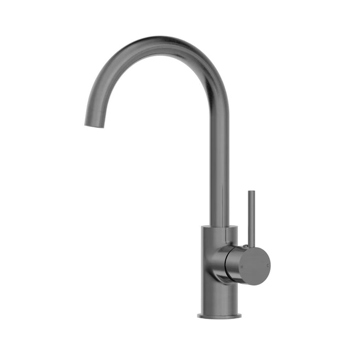 Nero Dolce Lead-Free DZR Brass Round Gooseneck Kitchen Mixer