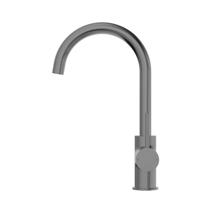 Nero Dolce Lead-Free DZR Brass Round Gooseneck Kitchen Mixer