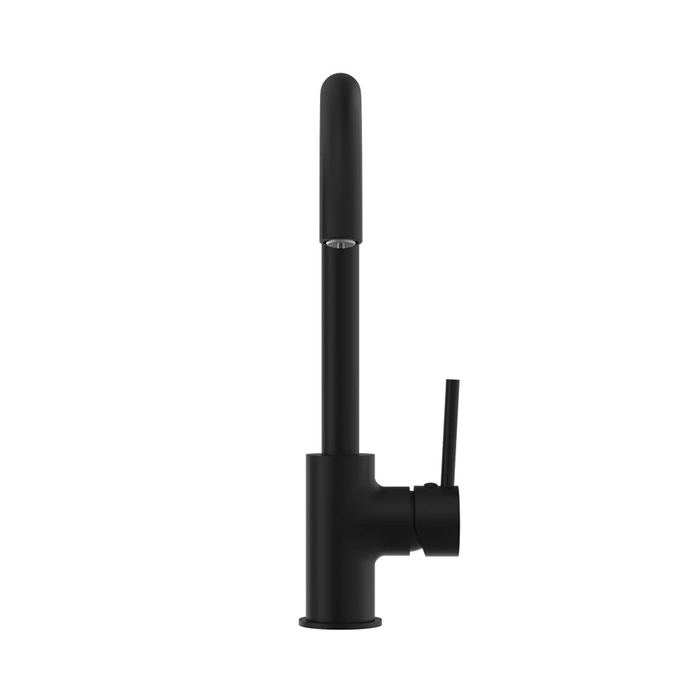 Nero Dolce Lead-Free DZR Brass Round Gooseneck Kitchen Mixer