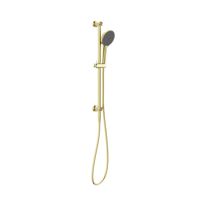 730mm Nero Opal Round Metal 3 Function One-Touch Cleaning Shower Rail With Air Shower II