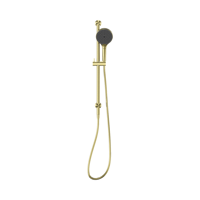 730mm Nero Opal Round Metal 3 Function One-Touch Cleaning Shower Rail With Air Shower II