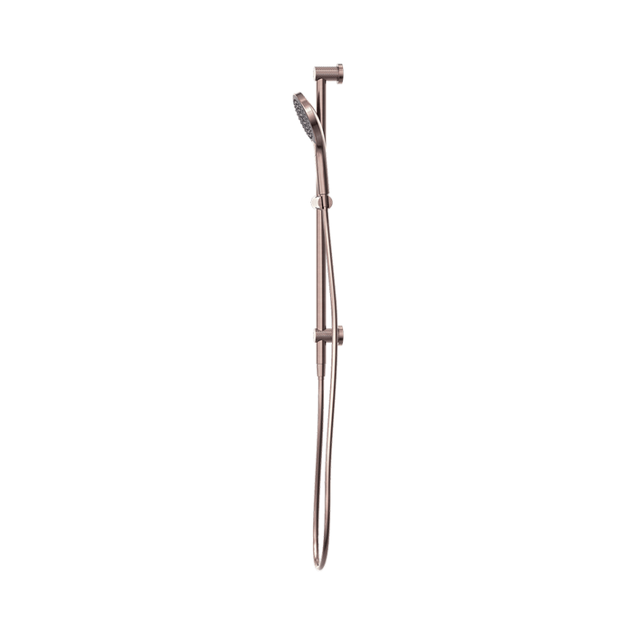 730mm Nero Opal Round Metal 3 Function One-Touch Cleaning Shower Rail With Air Shower II