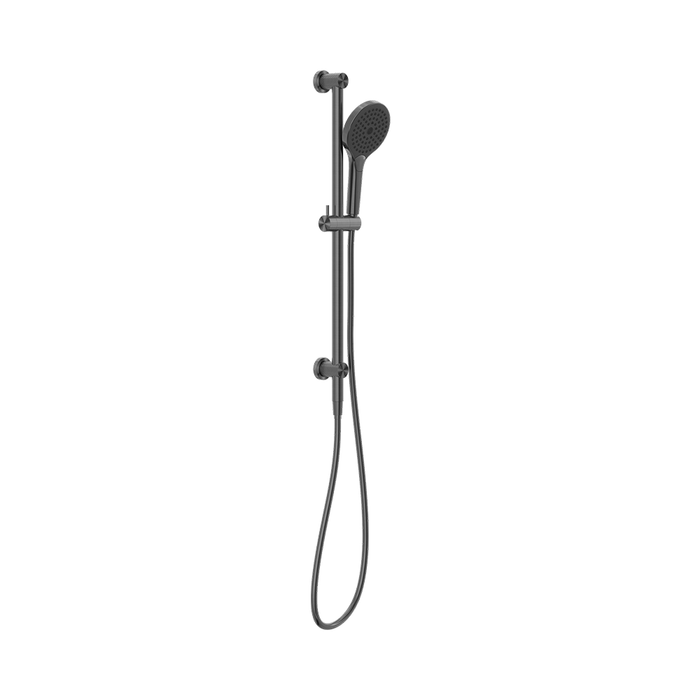 730mm Nero Opal Round Metal 3 Function One-Touch Cleaning Shower Rail With Air Shower II