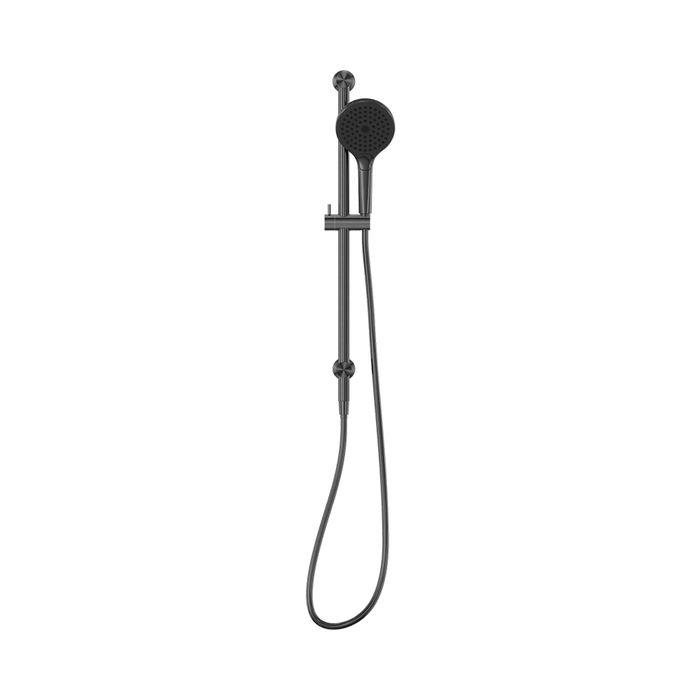 730mm Nero Opal Round Metal 3 Function One-Touch Cleaning Shower Rail With Air Shower II