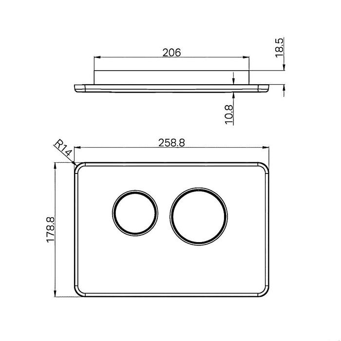 560*420*360mm Inspire Alzano Tornado & Rimless Wellness Spa Smart Bidet Inwall Toilet Set