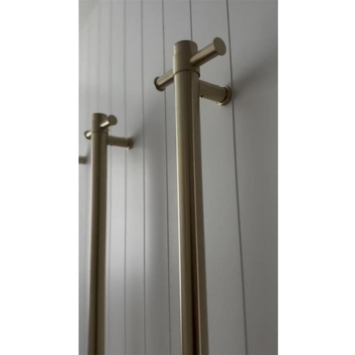 900mm Nero 304 Stainless Steel Vertical Non-heated Towel Rail