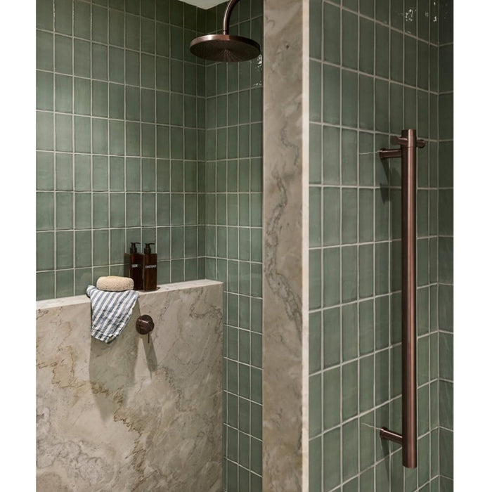 900mm Nero 304 Stainless Steel Vertical Non-heated Towel Rail