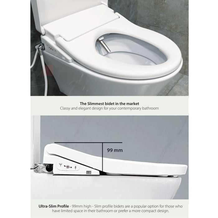 The Bidet Shop National N-2000 Ultra Slim Bidet - Remote Control