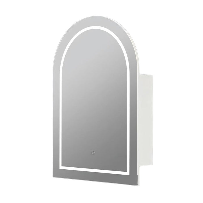 600*900mm Poseidon LED Olivia Arch Copper-free Polyurethane Shaving Cabinet