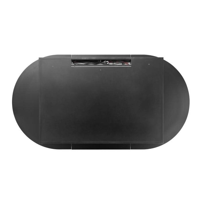 900/1200/1500mm Poseidon LED Olivia Oval Copper-free Polyurethane Shaving Cabinet