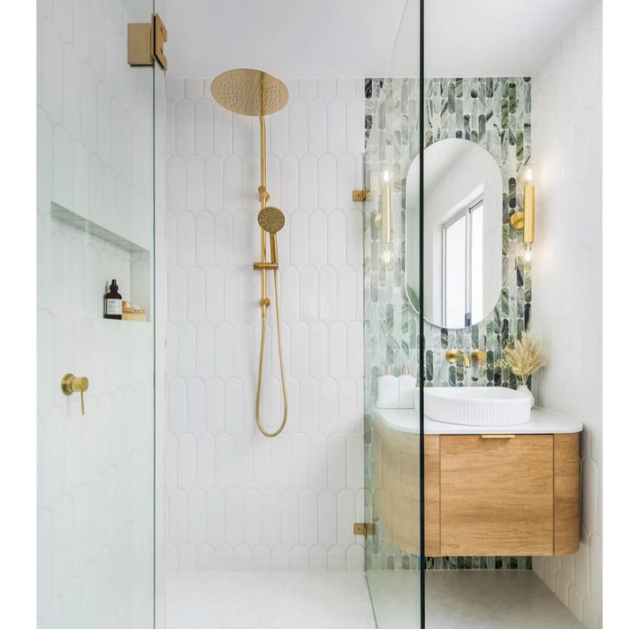 750*460*450mm OTTI Bondi Natural Oak Cabinet Only and Stone Top Bathroom Wall Hung Vanity - HD reno