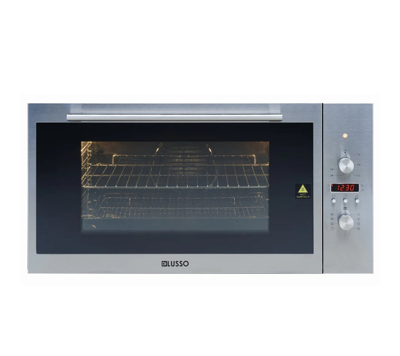 900mm Dilusso Electric Oven + Ceramic Cooktop + Concealed Rangehood Kitchen Appliance Package