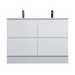 600-1500*460mm Riva White Freestanding With Kickboard Bathroom Vanity - Cabinet Only and Ceramic / Stone Top Available - HD reno