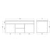 900-1800*460mm Bathroom Vanity Standard PVC Gloss White Wall Hung Vanity - HD reno