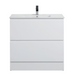 600-1500*460mm Riva White Freestanding With Kickboard Bathroom Vanity - Cabinet Only and Ceramic / Stone Top Available - HD reno