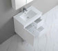 600-750*460mm Bathroom Vanity Standard PVC Gloss White Freestanding With Kickboard Vanity