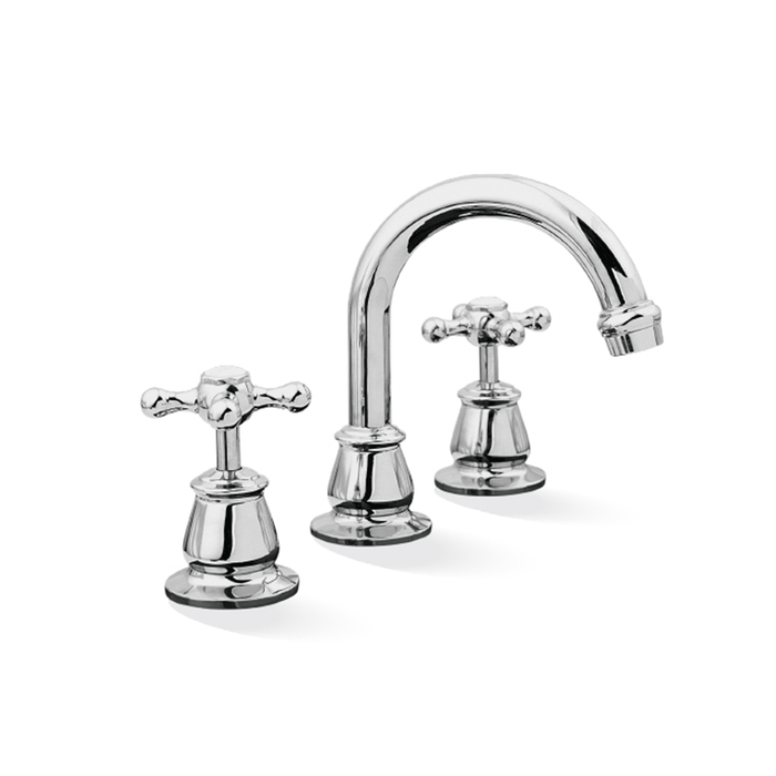 Noosa Basin Three-Piece Set Chrome Solid Brass