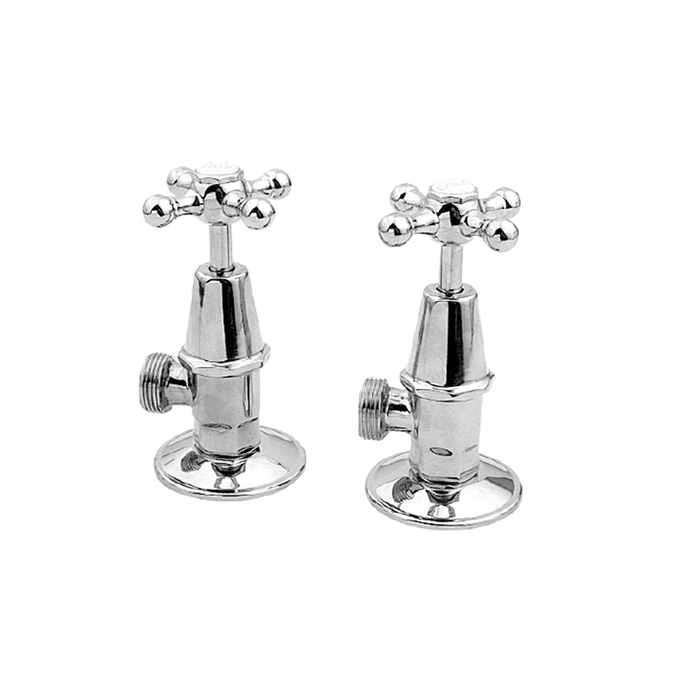 Noosa Washing Machine Cocks Chrome Solid Brass