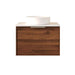 600-900*455*390mm Mercio Paris Walnut Woodmatt Sharp-Edged Wall Hung Vanity