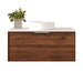 600-900*455*390mm Mercio Paris Walnut Woodmatt Sharp-Edged Wall Hung Vanity