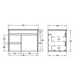 600-750*460mm Bathroom Vanity Standard PVC Gloss White Wall Hung Soft Closing  Vanity - HD reno
