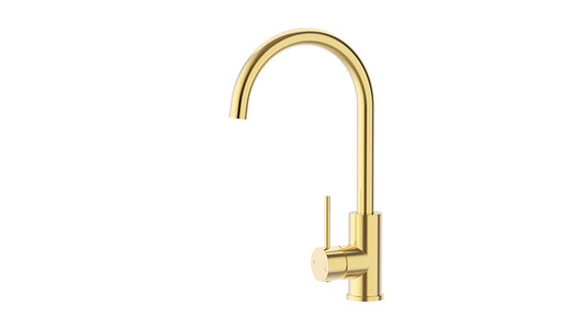 Ikon Otus Slimline Stainless Steel/Chrome/Matt Black/Gunmetal Grey/Brushed Gold Stainless Steel Sink Mixer - HD reno