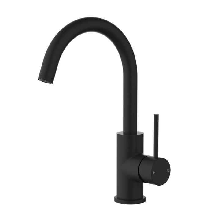 ACL Otus Slimline SS304 Stainless Steel Gooseneck Basin Mixer