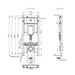 560*370*400mm Kohler Grande Ceramic Gloss White Rimless With Electronic Handheld Remote Bidet Seat Smart Toilet (Copy)