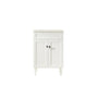 600*455*860mm POS Harrington Matt White PVC Constructed Freestanding Vanity With Legs - HD reno