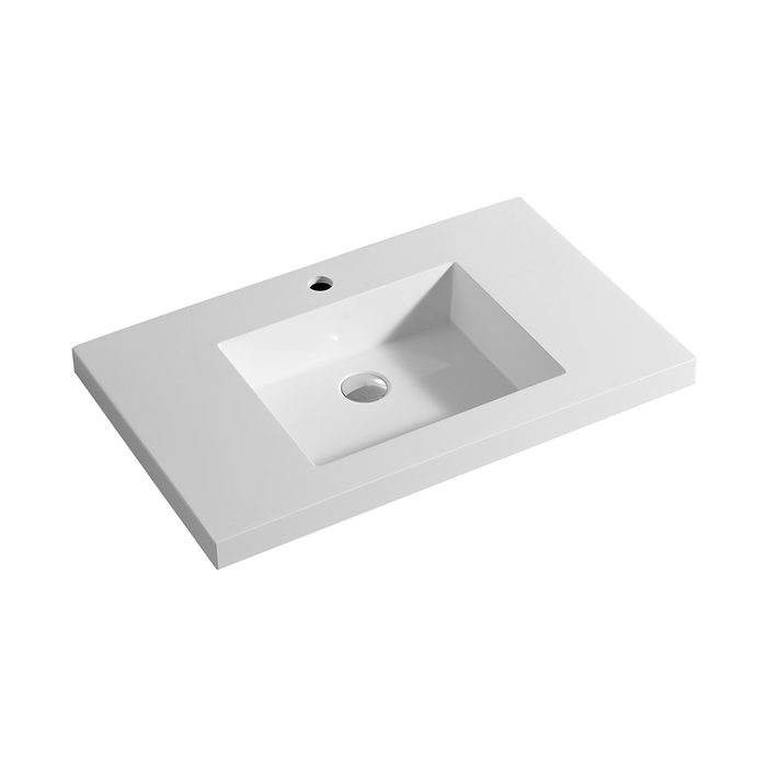 600-1500*460*560mm Poseidon Matt White Bathroom Wall Hung Vanity