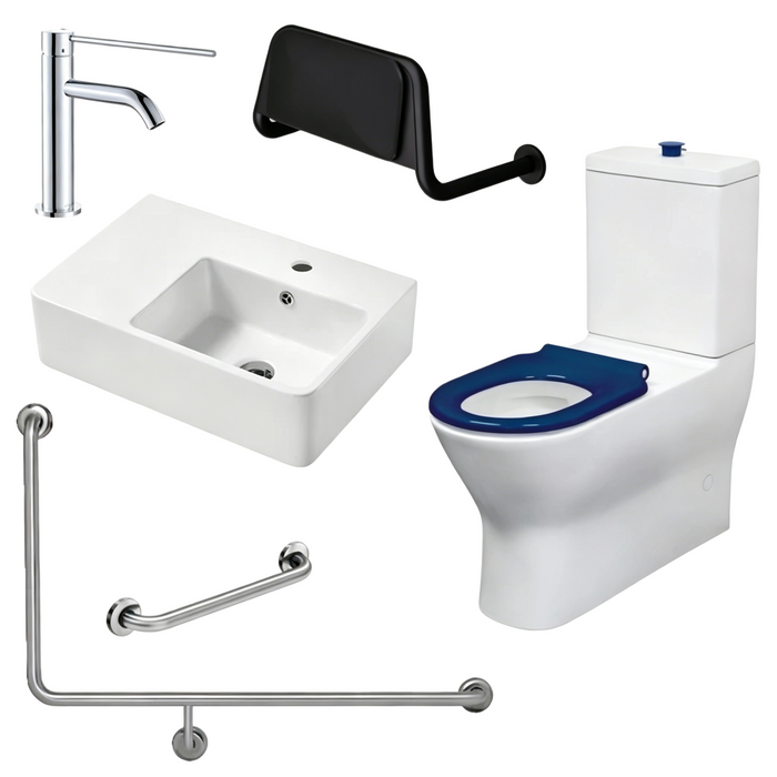 Fienza Accessible Delta Care Kit With Right-Hand 90° Rail