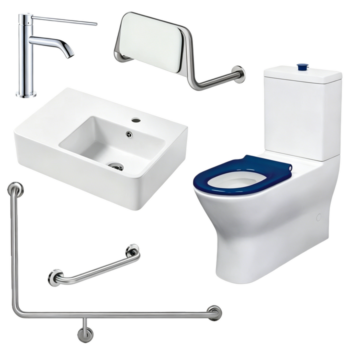 Fienza Accessible Delta Care Kit With Right-Hand 90° Rail