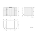 600-1500*455*450mm INF RIO Light Oak High-Moisture Resistant Plywood Fluted Wall Hung Vanity