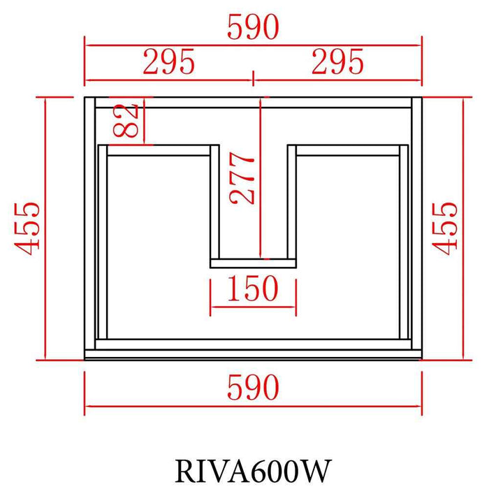 600-1500*460mm Riva White Freestanding With Kickboard Bathroom Vanity - Cabinet Only and Ceramic / Stone Top Available