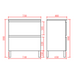 600-1500*460mm Riva White Freestanding With Legs Bathroom Vanity - Cabinet Only and Ceramic / Stone Top Available
