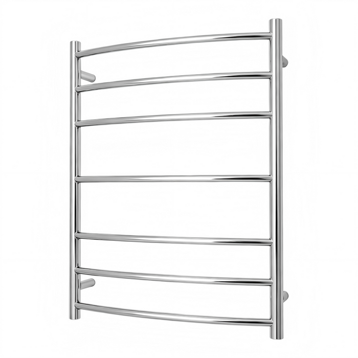800*600*145mm ROMA 7(3+1+3) Round Bars Chrome/Matt Black 3 Color 304 Stainless Steel With Polished Finish Heated Towel Rail