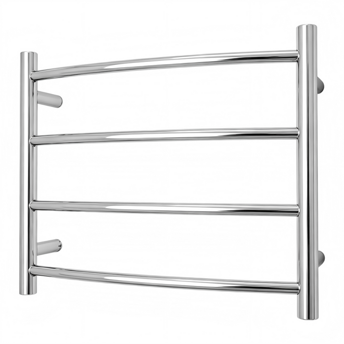 440*500*135mm ROMA 4 Round Bars Chrome/Matt Black 3 Color 304 Stainless Steel With Polished Finish Heated Towel Rail