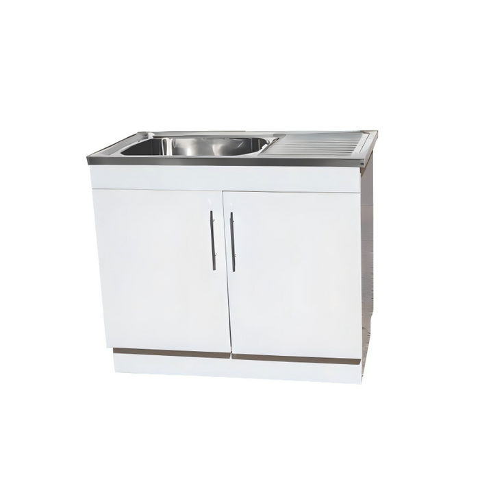 1000*570*870mm 304 Stainless Steel Laundry Tub with Polyurethane Cabinet