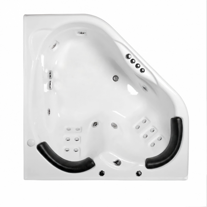 Sapphira Spa Bath Tub 1500*1500*600mm 18 Jets Acrylic Drop in Corner