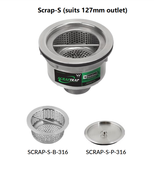 Plug Only to Suit Sink Waste Arrestors - Suit 40mm 50mm 90mm 127mm Outlet - HD reno