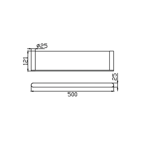 Sleek Shelf (Rose Gold)