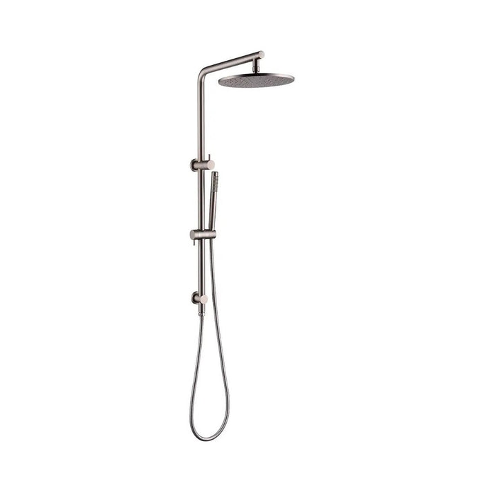 255*920mm Aquaperla Norico Pentro Brass Round Shower Set With Handheld Spray Head