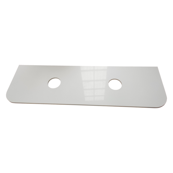 600-1500*455*390mm Mercio Elva Natural Oak Curved MDF Wall Hung Vanity