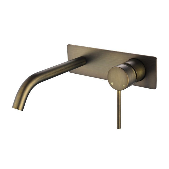 Modernnational Star Mini Solid Brass Wall Mixer With Spout